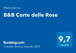 カスティリオーネ・デッレ・スティヴィエーレにあるB&B Corte delle RoseのBBCセンターのスクリーンショット