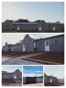 un grupo de cuatro fotos de una casa en Shalom Place of Peace en Vasfontein