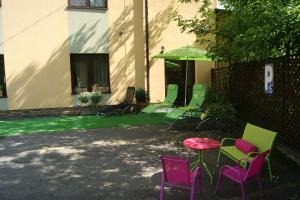 Vonkajšia záhrada v ubytovaní Hotel Petrus