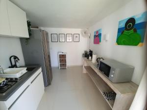 Eldhús eða eldhúskrókur á STUDIO S at JAN THIEL Curacao