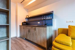 Kuchyň nebo kuchyňský kout v ubytování Lichti´s Rooms & Appartements
