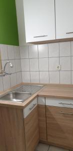 Kuchyňa alebo kuchynka v ubytovaní Fertődi Kúria Vendégház