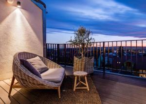 Wellness Hotel Volarik 발코니 또는 테라스