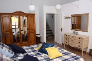 Postel nebo postele na pokoji v ubytování JUSTO EN LA PLAYA - La Huaca