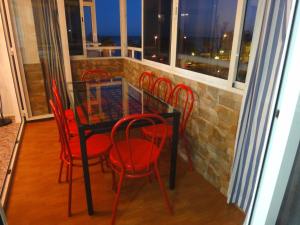 Balkon lub taras w obiekcie Costamar, Primera linea de playa, 3 dormitorios, 2 baños, vistas al mar, Internet Wifi y Garaje, Ideal parejas y familias