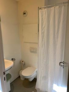 Koupelna v ubytování ibis budget Chambéry Sud Challes Les Eaux