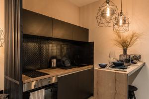 Kuchyňa alebo kuchynka v ubytovaní Krane Apartments Ó utca