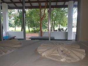 Letto o letti in una camera di Banana Rest Sigiriya