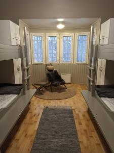 Posezení v ubytování Nuorisokeskus Villa Elba
