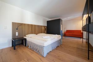 Voodi või voodid majutusasutuse Appartements zur Sonne toas