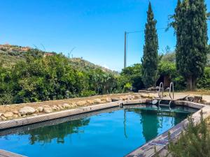 a swimming pool in a park with blue water at Holiday Home Villa La Vigna - TAZ175 by Interhome in Torrazza