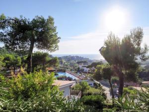a view of a town with trees and a road at Apartment Costa di Kair ed Din-1 by Interhome in Sperlonga