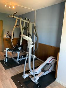The fitness centre and/or fitness facilities at Hotel Markgraf