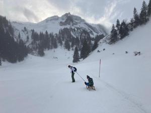 Ferienwohnungen mit 4 Betten in Gersau direkt am Vierwaldstättersee during the winter