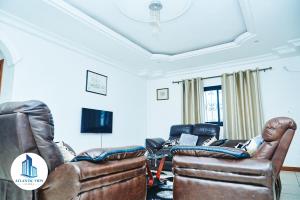TV a/nebo společenská místnost v ubytování Atlantic View Apartments
