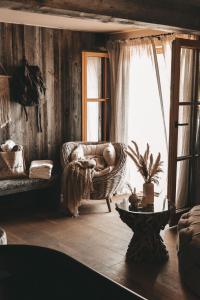 Posezení v ubytování Jufenalm BOHO Hotel & Restaurant