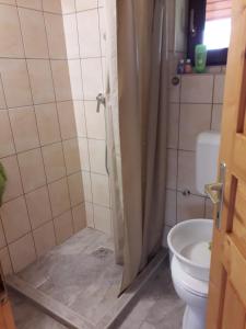 Kúpeľňa v ubytovaní Mátyás Apartman