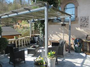 Balkón nebo terasa v ubytování Le Clos d'Auré.