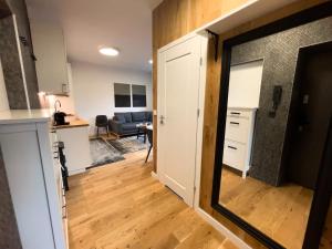Kuchnia lub aneks kuchenny w obiekcie URBAN APARTMENTS Premium No 3, FREE PRIVATE PARKING, Self CHECK-IN