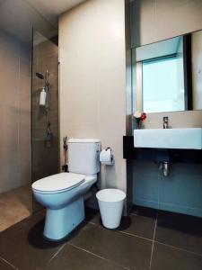 Phòng tắm tại ●T11●2Pax●Studio●5min●Queensbay●Pg Bridge View●