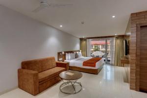 The Fern Sardar Sarovar Resort Kevadia, Gujarat客房内的一张或多张床位