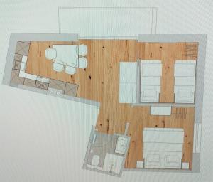 The floor plan of Alpenheim Apartment Ischgl