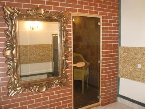 Koupelna v ubytování Hotel Armales