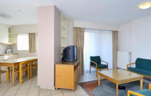 Posezení v ubytování Domein Westhoek Apartment