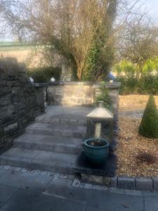 Vrt pred nastanitvijo Stone Lodge B&B