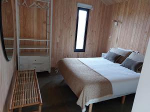 Katil atau katil-katil dalam bilik di Cabañas Huma 1