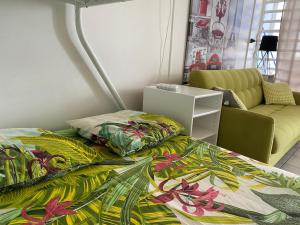 Postel nebo postele na pokoji v ubytování Studio marina