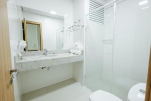 Koupelna v ubytování CALLAI HOTEL