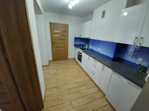 Kuchyňa alebo kuchynka v ubytovaní Apartamenty Kapitanskie