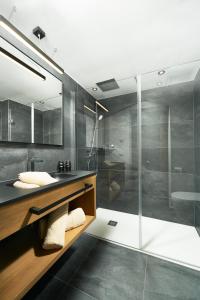 Koupelna v ubytování Runhof 47°10