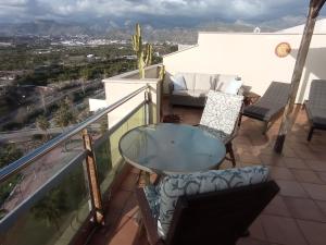 Balkón nebo terasa v ubytování Mirador Penthouse, centro y mar, ático grande
