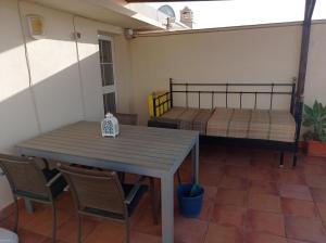 Balkón nebo terasa v ubytování Mirador Penthouse, centro y mar, ático grande