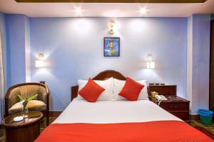 Voodi või voodid majutusasutuse Hotel BnB Mhepi toas