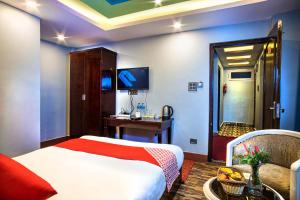 Voodi või voodid majutusasutuse Hotel BnB Mhepi toas