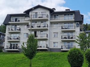 Budynek, w którym mieści się apartament