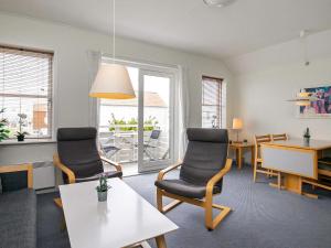 Χώρος καθιστικού στο 6 person holiday home in Rudkøbing-By Traum