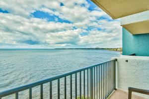 a balcony with a view of the water at Sandestin Resorts, Bayside, 3rd Floor, Bay Front Studio in Destin