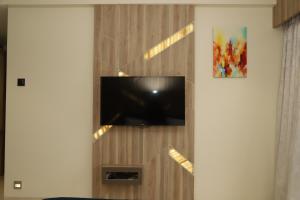 TV a/nebo společenská místnost v ubytování Hotel Florence