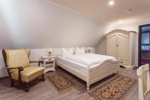 Postel nebo postele na pokoji v ubytování Hotel Roma