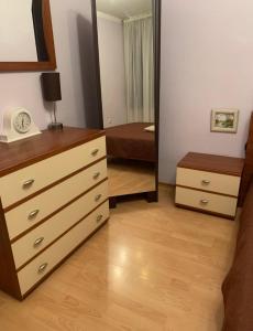Two-room apartment for Youにあるベッド