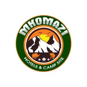 a green and orange logo for a camp site at Mkomazi Hotels and Camps in Hegoma