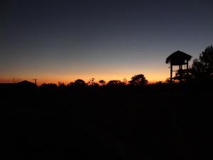 Sončni vzhod oz. zahod, fotografiran iz prenočišča oz. okolice