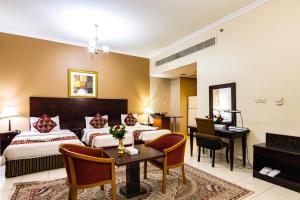 Ruang duduk di Icon Hotel Apartments