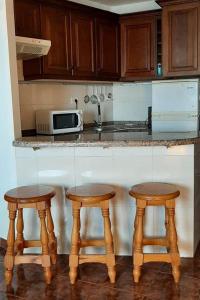 Kuchnia lub aneks kuchenny w obiekcie Apartamento Vista al Mar