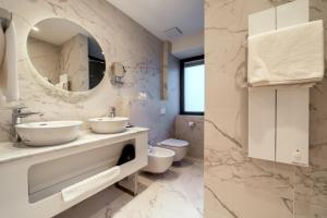 Koupelna v ubytování HOTEL AGAPE