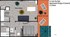 Lutin Vue Baie La Baule - Appartement T2 design et connecté平面图